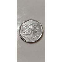 Бразилия  25 сентаво 1995