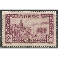 Французское Марокко. Дворец султана в Танжере. 1933г. Mi#94.