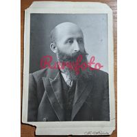 1910 Кабинет портрет СПБ Славянов Александр Гаврилович студийное фото Архив Славяновых фотограф П.С. Жуков