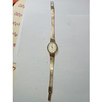 Часы механические позолоченные ЧАЙКА  .  AU . Редкие .