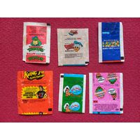 Обертки от жвачки.