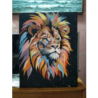 Картина Царь зверей репродукция