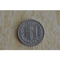 Исландия 25 эйре 1961