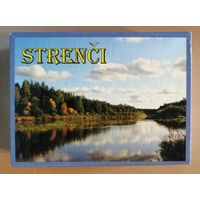 Латвия, города на спичечных коробках, Стренчи, 7 х 5 х 2 см, спички