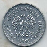 НАРОДНАЯ РЕСПУБЛИКА ПОЛЬША. 1 ЗЛОТЫЙ 1986