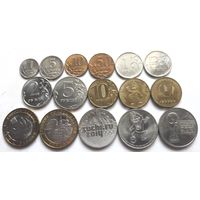 Монеты РФ (для обращения и юбилейные). UNC.