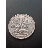 США 25 центов  2018 г. D - Вояджерс. Миннесота