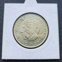2 кроны 1964 Швеция! Серебро 14,00 грамм 400 пробы 0,180 унции! ВОЗМОЖЕН ОБМЕН!