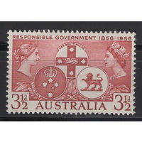 Австралия 1956 ** Герб, Королева Виктория и Елизавета II, Британские колонии