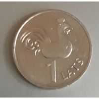1 лат 2005 Латвия Петух