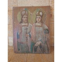 Икона Святые Борис и Глеб.