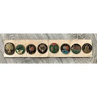 Набор значков Сказки Пушкина