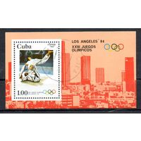 Олимпийские игры в Лос-Анжелесе Куба 1983 год 1 блок