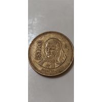 Мексика 1000 песо 1989