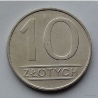 Польша 10 злотых, 1987