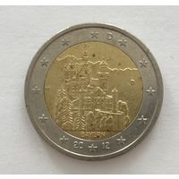 2 евро Германия 2012 Федеральная земля Бавария D