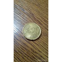Испания 20 центов 1999