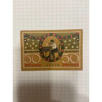 Нотгельд 50 пфеннигов Германия Лауша-0101