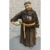 Фарфоровая статуэтка Royal Doulton Веселый монах. 1953 год. Высота 20 см.