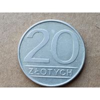 Польша 20 злотых, 1986г. (D-109)