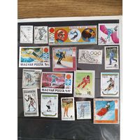 Сборный лот марок мира  (  спорт)