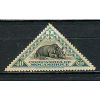 Португальские колонии - Мозамбик (Comp de Mocambique) - 1937 - Фауна. Носорог 40С - [Mi.207] - 1 марка. MNH.  (Лот 25Jp)-T4P5