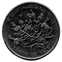 Республика Кабо-Верде. 10 эскудо 1994. Цветы синяка (эндемика Кабо-Верде).