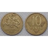 10 центов 2009 Литва