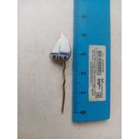 ЗНАК РИГА (ЭМАЛЬ-МЕТАЛЛ)