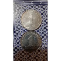 Эстония 1 крона лот 2 штуки 1993,1995