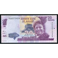 Малави 20 квача 2015 г. Серия AU. P63b. UNC