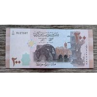 Werty71 Сирия 200 фунтов 2021 UNC банкнота водяное колесо в Хаме