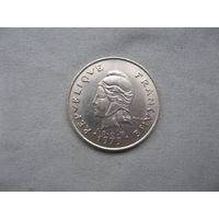 Новые Гебриды 20 франков 1973 год