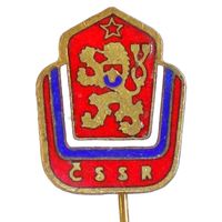 Значок с гербом Чехословацкой Социалистической Республики (ЧССР)