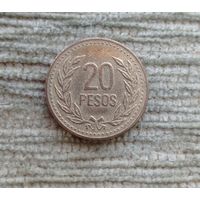 Werty71 Колумбия 20 песо 1991