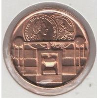 Токен Основание Монетного двора 1776 г. 2005 г. Швеция. Из монетного сета. Тираж 22000 шт. В холдере.