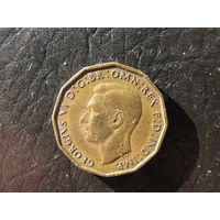 Британия.3 пенса.1941. С 20 копеек. Распродажа коллекции. Смотрите другие лоты.