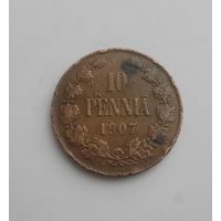 10 пенни 1907 года