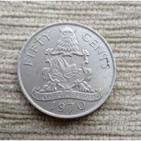 Werty71 Бермуды Бермудские острова 50 центов 1970 Корабль