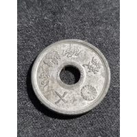 Япония 5 сенов 1944