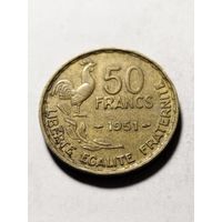 Франция 50 франков 1951