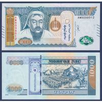 Монголия, 1000 тугриков 2020 г., P-W75 (Чингисхан), UNC