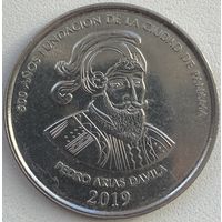 Панама 1/2 бальбоа 2019 г. 500 лет основанию Панамы