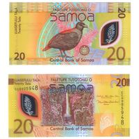 Самоа 20 тала  2023 год UNC (полимер)