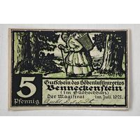 1921 год 5  марок    Германия