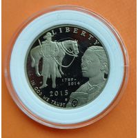 Полдоллара 2015 S. 225 лет Службе маршалов США