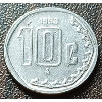 Мексика 10 сентаво, 1993   ( 1-2-8 )