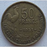 Франция 50 франков 1951 г.