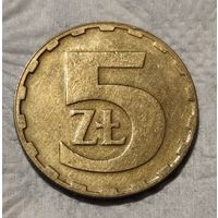 Польша 5 злотых, 1987 (14-8-15)