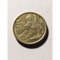 Испания 5 песет Балеарские острова 1997